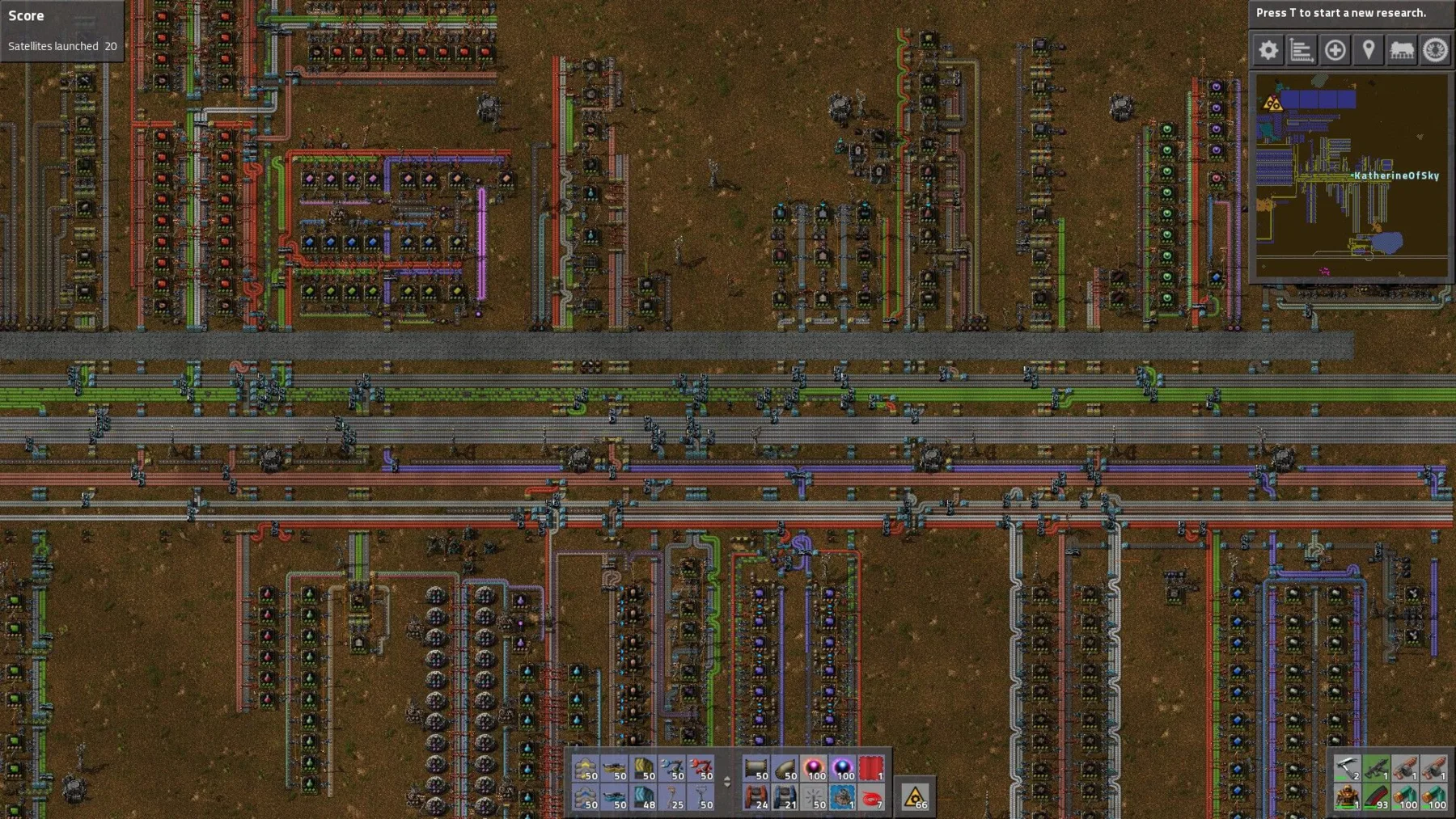 Factorio main bus