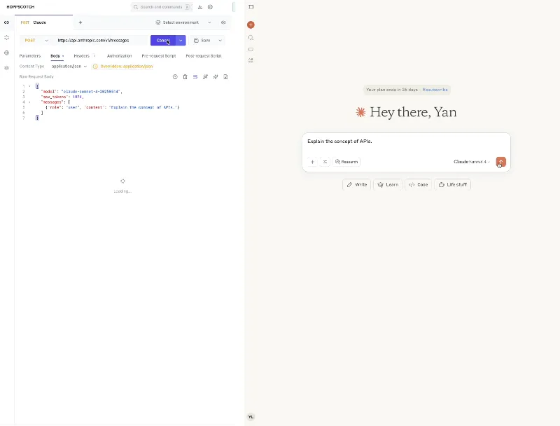 Streaming vs non-streaming response